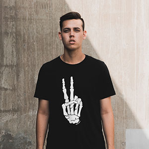 Printed Tshirt Grey Color